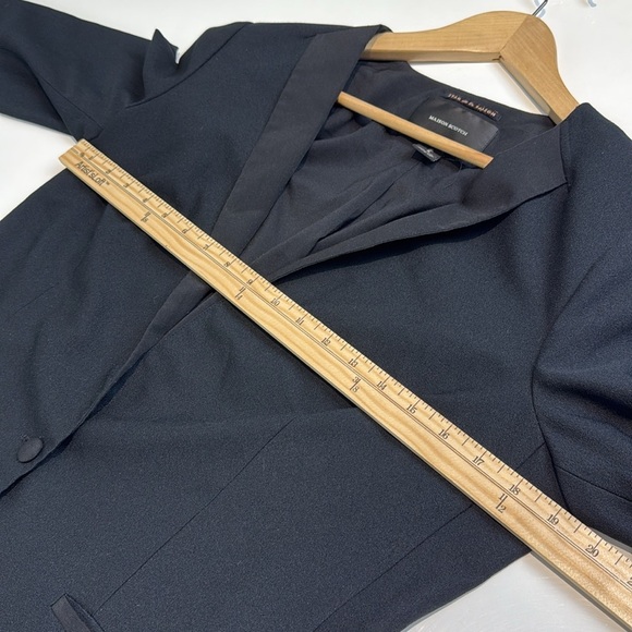Scotch & Soda Black Blazer Tailored Suit Jacket Size Medium - Picture 4 of 8